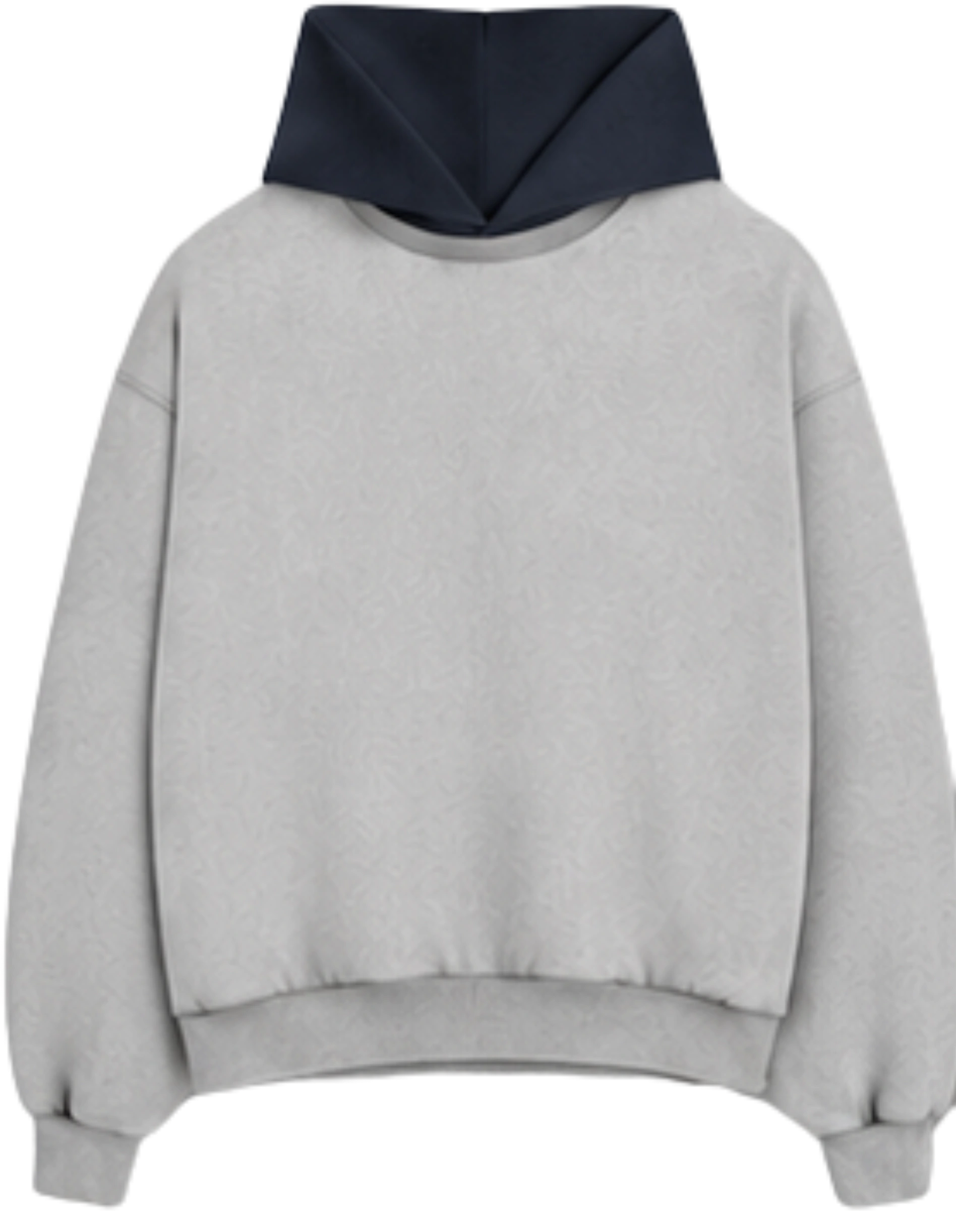 Hoodie in Stone / Midnight