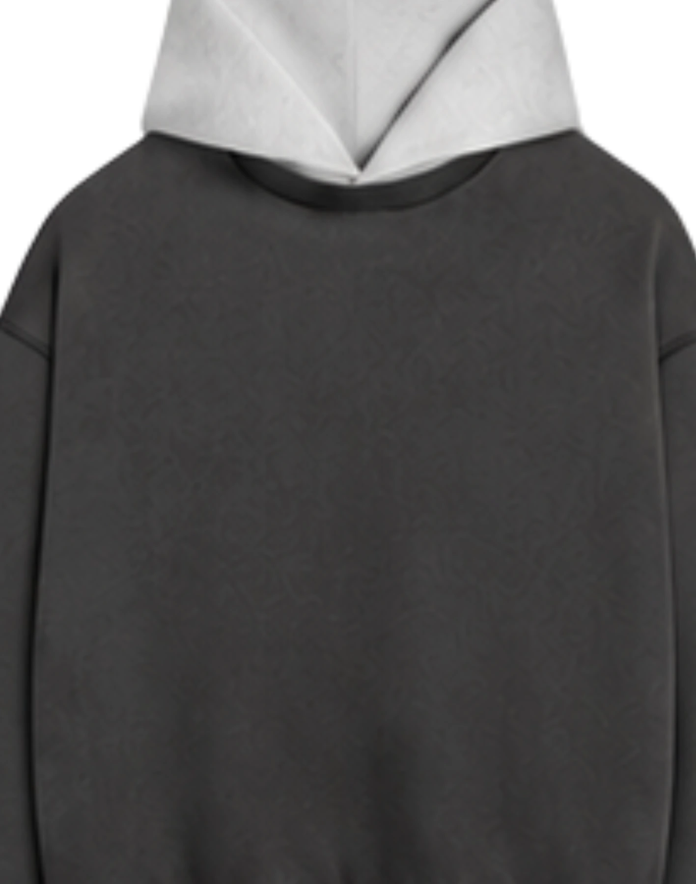 Hoodie, front detail